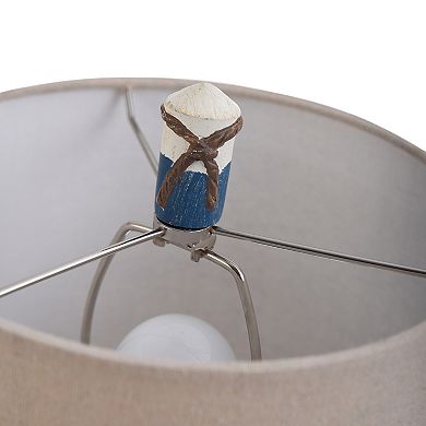 Blue Stripe Nautical Table Lamp