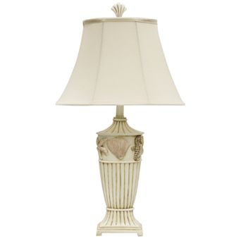 Faux Seashell Table Lamp