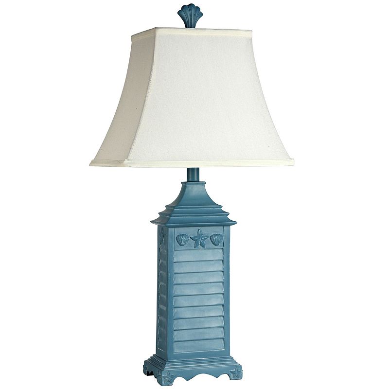 Blue Finish Table Lamp