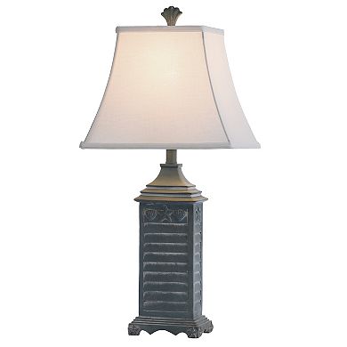 Blue Finish Table Lamp