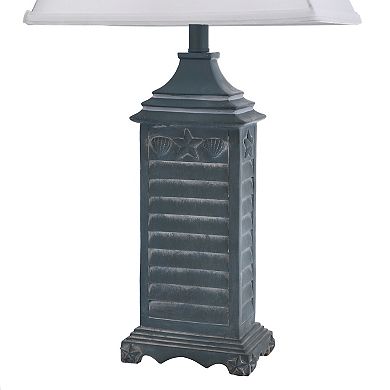 Blue Finish Table Lamp