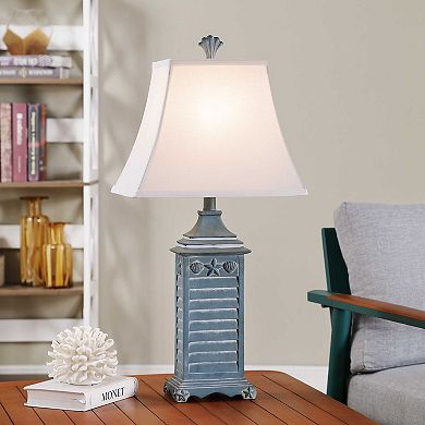 Blue Finish Table Lamp