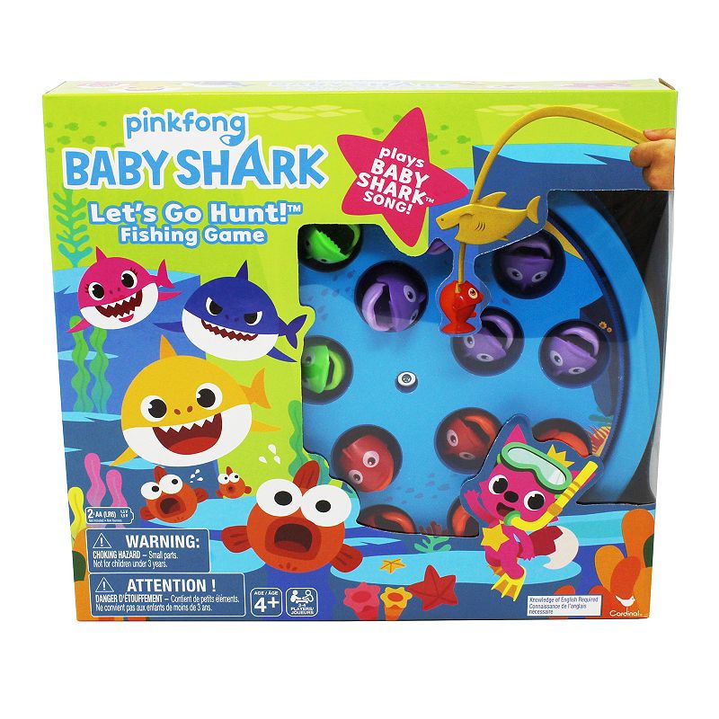 61929614 Pinkfong Baby Shark Fishing Game by Cardinal, Mult sku 61929614