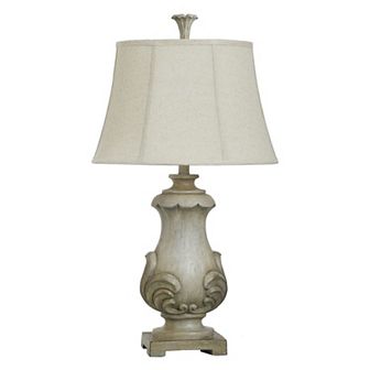 Cream Finish Table Lamp