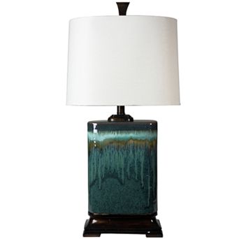 Carolina Blue Glaze Finish Table Lamp