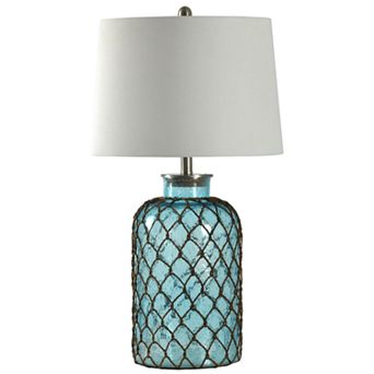 Montego Bay Blue Glass Table Lamp