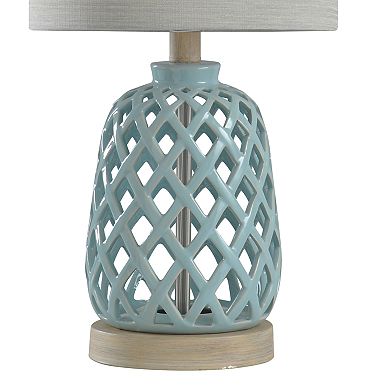 Cutout Ceramic Table Lamp