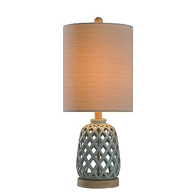 Cutout Ceramic Table Lamp