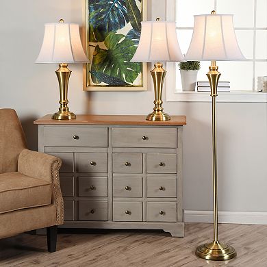 Geneva Table & Floor Lamp 3-piece Set