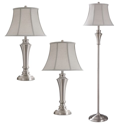 Geneva Table Floor Lamp 3 Piece Set