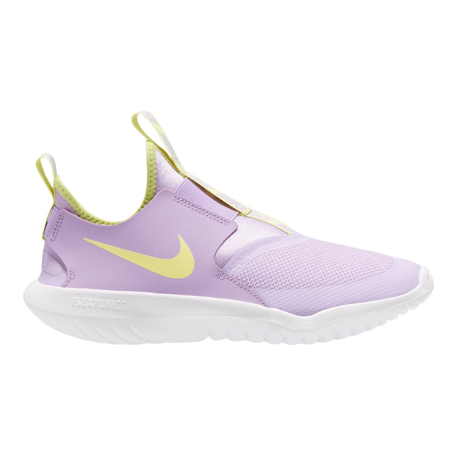 purple nike flex runner