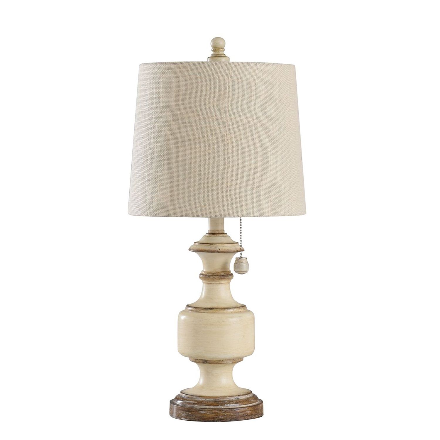 distressed table lamp