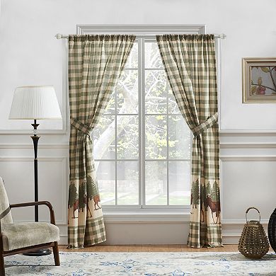 Greenland Moose Creek 2-Pack Window Curtains