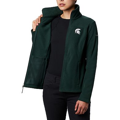 Women's Columbia NCAA Michigan State Spartans Collegiate Give and Go II Full Zip Fleece Jacket