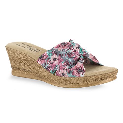 Tuscany by Easy Street Dinah Wedge Sandals