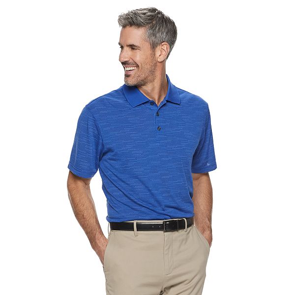 Men's Haggar Cool 18® RegularFit Jacquard Performance Polo