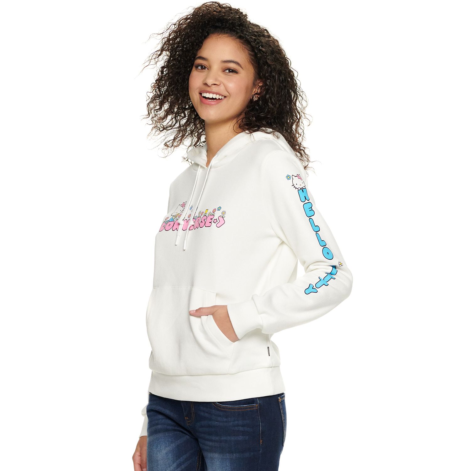 converse hello kitty pullover