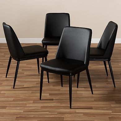 Baxton Studio Darcell 4-pc. Dining Chair Set