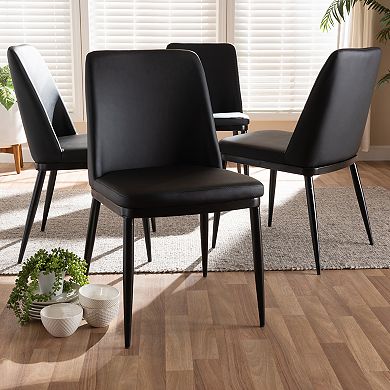 Baxton Studio Darcell 4-pc. Dining Chair Set