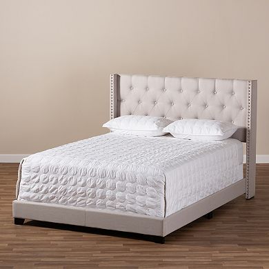 Baxton Studio Brady Tufted Bed