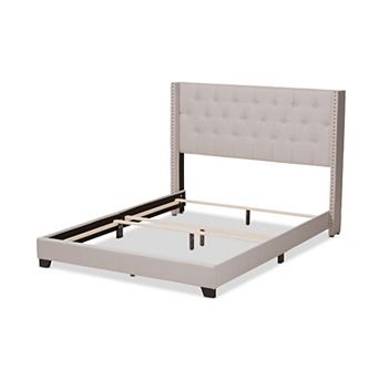Baxton Studio Brady Tufted Bed