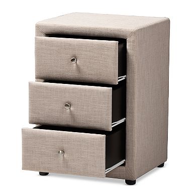 Baxton Studio Tessa Nightstand