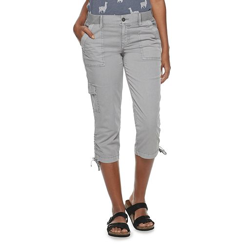 Women's SONOMA Goods for Life™ Ruched Midrise Capris