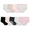 Girls 4-14 Fruit of the Loom® 9-pack Signature Super Soft Brief Panties