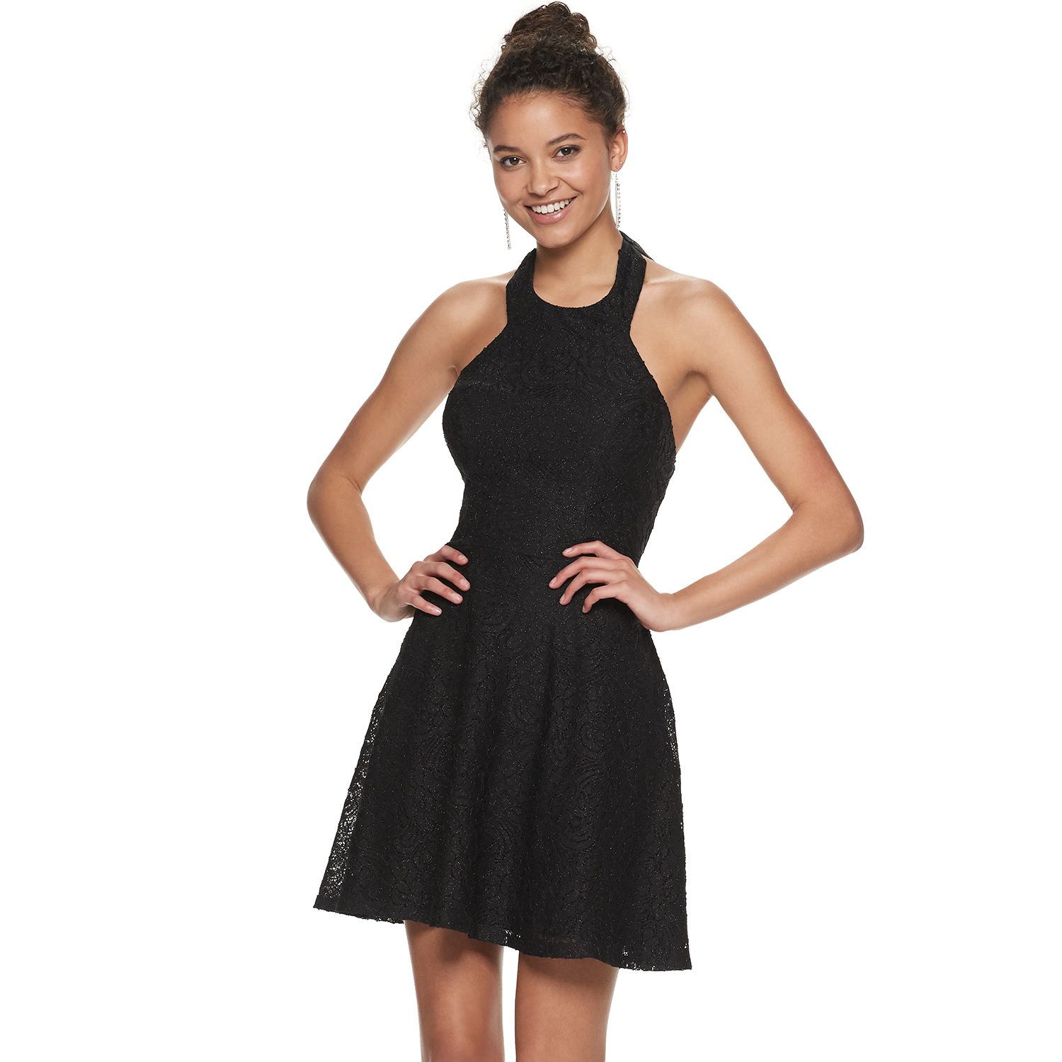 kohls junior black dresses