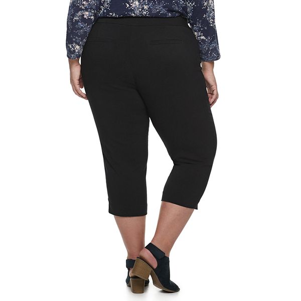 Plus Size EVRI All About Comfort PullOn Capris