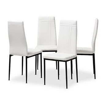 Baxton Studio Matiese Dining Chair 4 pc Set