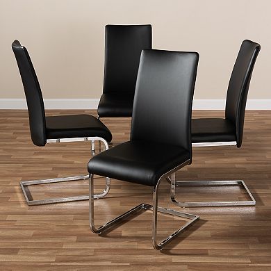 Baxton Studio Cyprien Dining Chair 4-piece Set