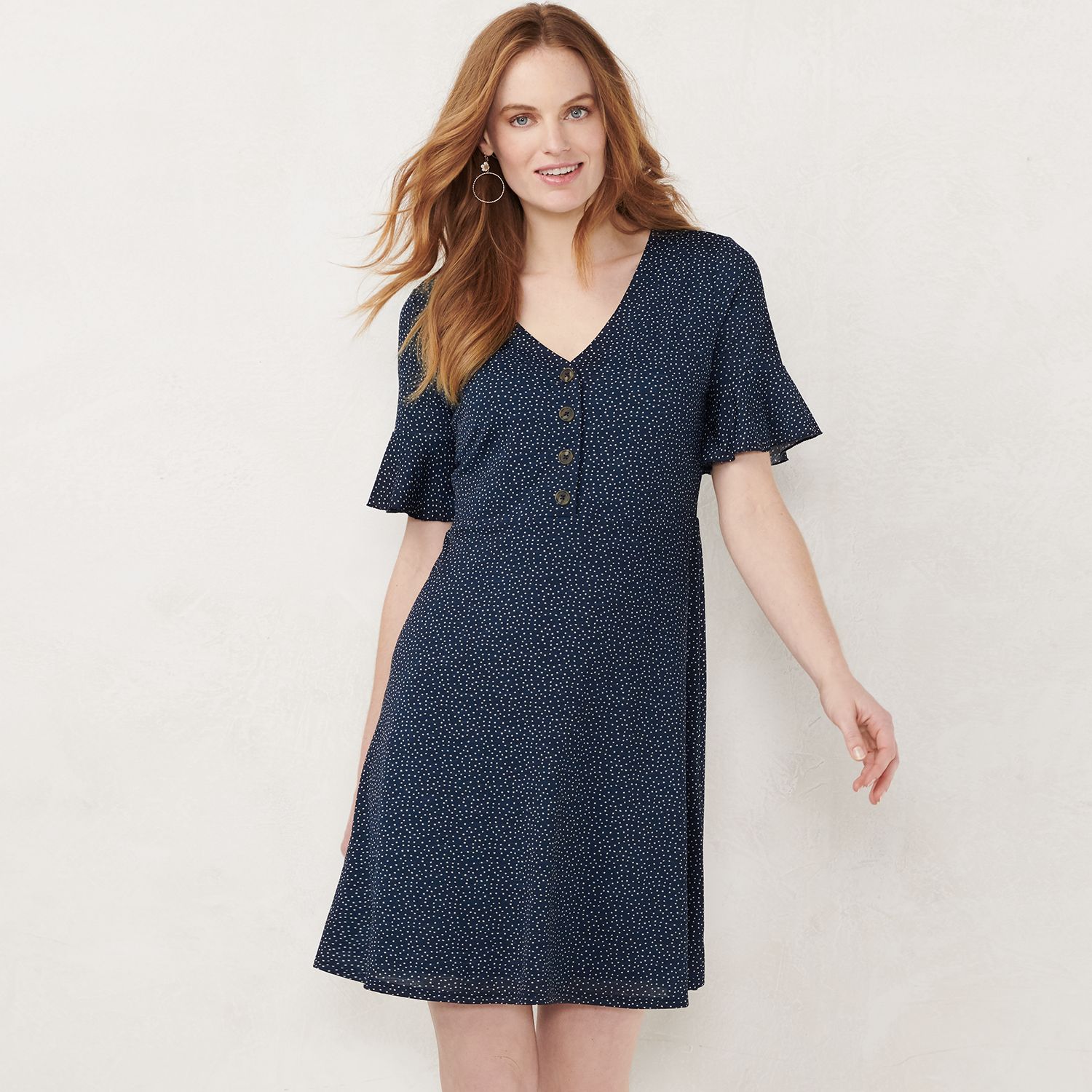 lauren conrad fit and flare dress