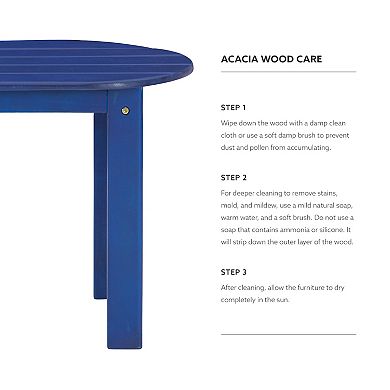 Linon Adirondack Indoor / Outdoor Patio Coffee Table