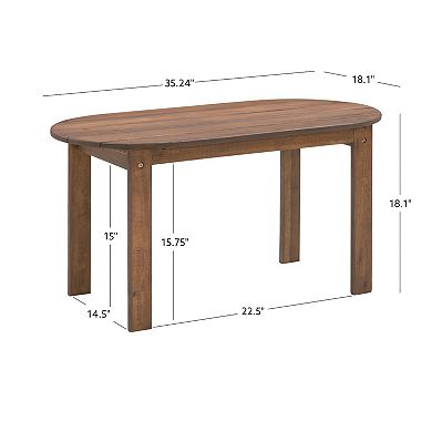 Linon Adirondack Indoor / Outdoor Patio Coffee Table