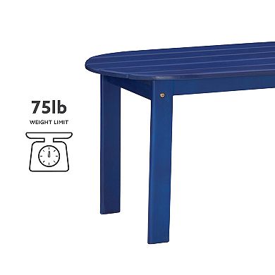 Linon Adirondack Indoor / Outdoor Patio Coffee Table