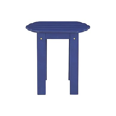 Linon Adirondack Indoor / Outdoor Patio End Table