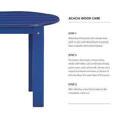 Linon Adirondack Indoor / Outdoor Patio End Table