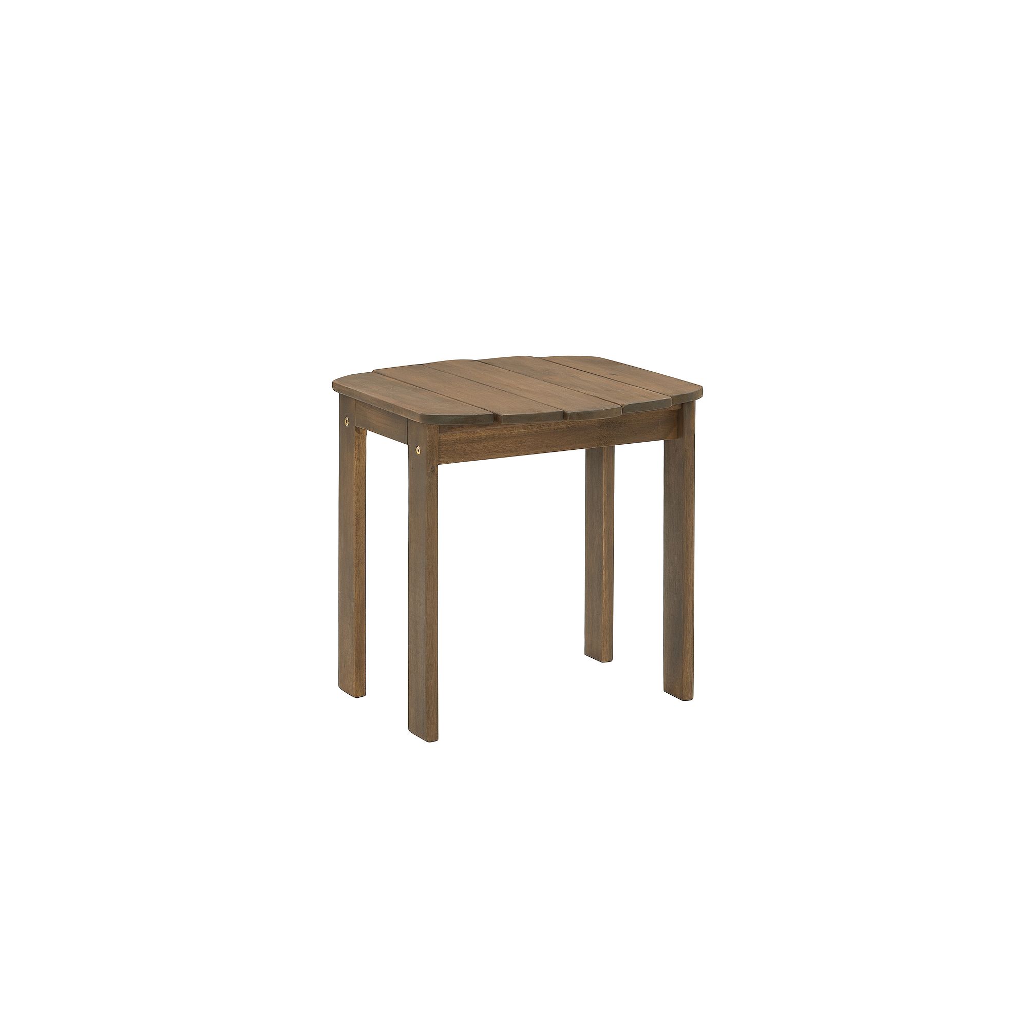 Linon Adirondack Indoor / Outdoor Patio End Table, Brown