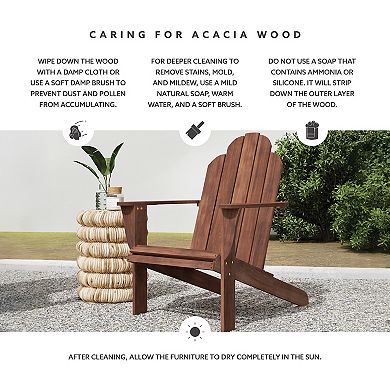 Linon Adirondack Indoor / Outdoor Patio Chair