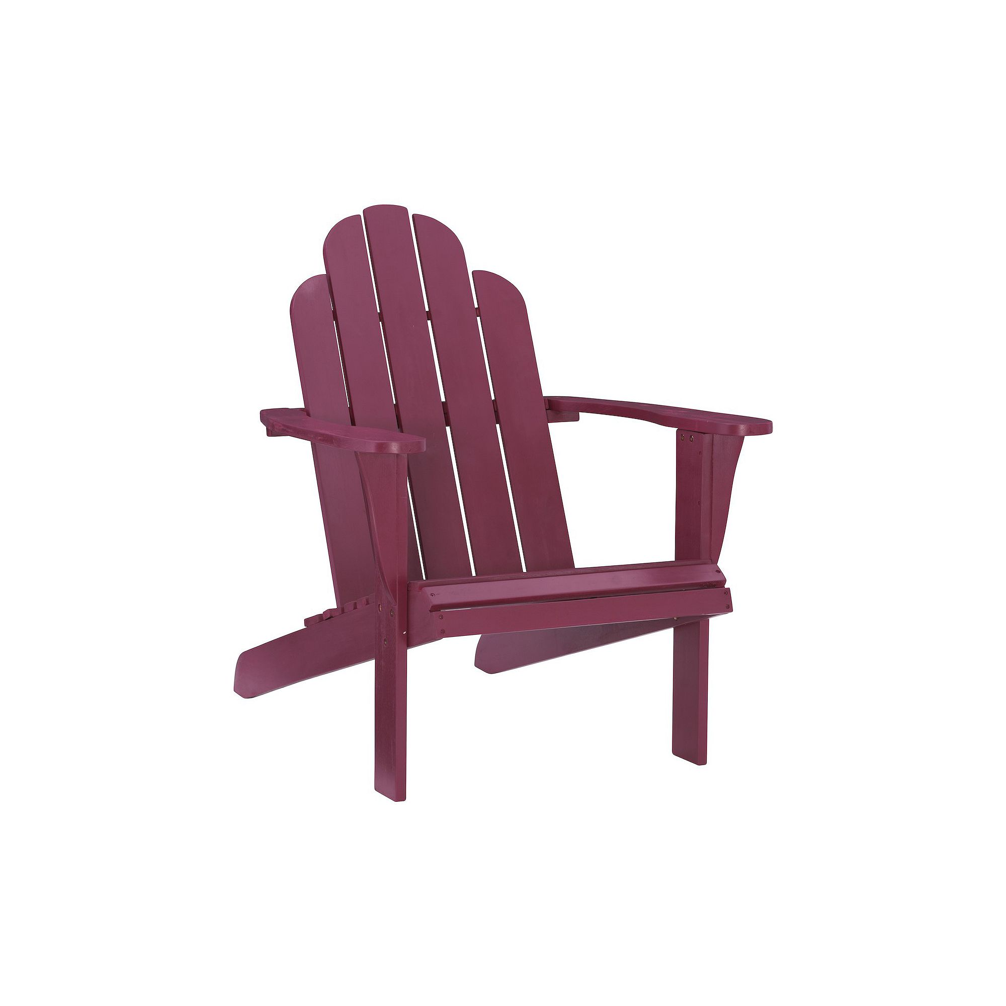 Linon Adirondack Indoor / Outdoor Patio Chair, Red