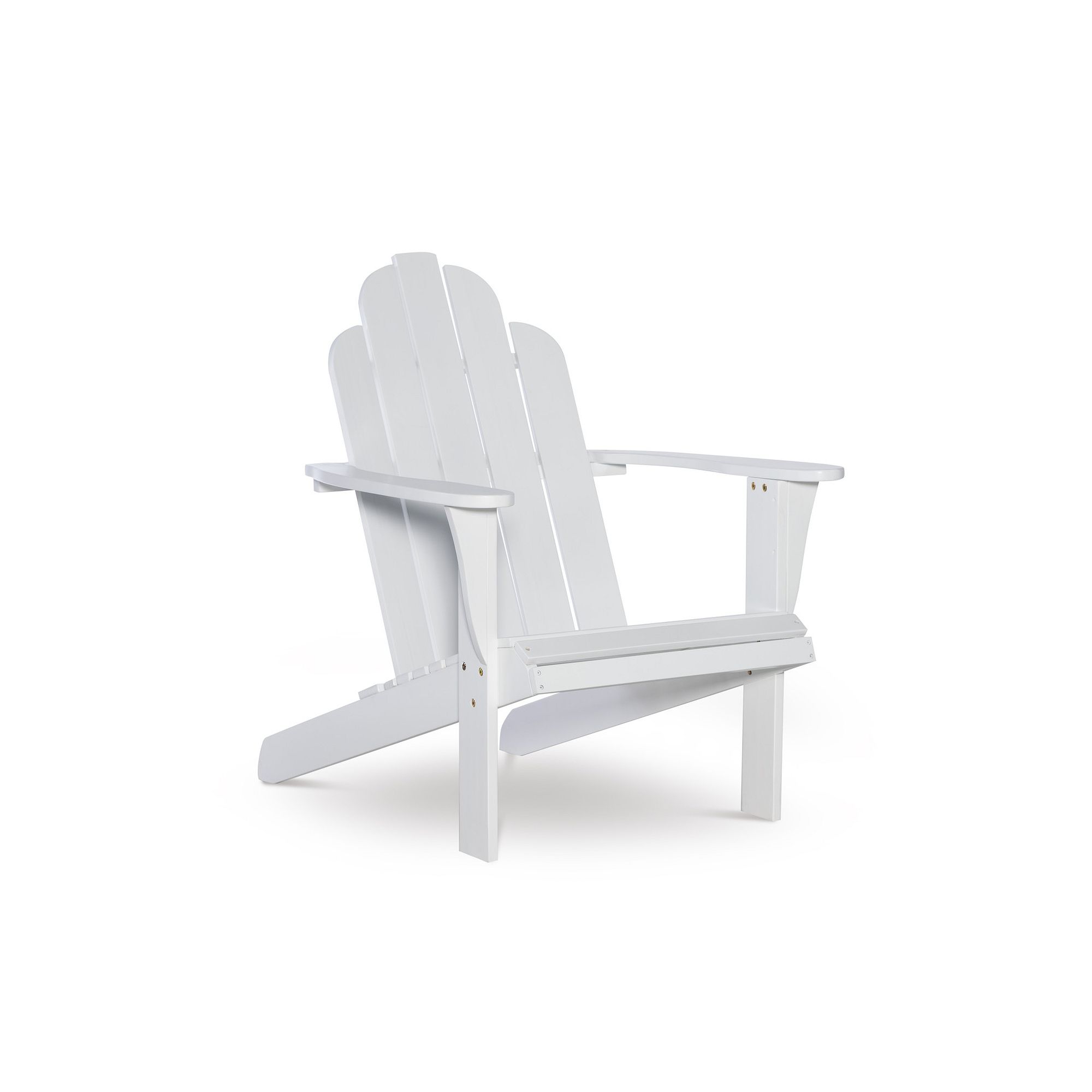 Linon Adirondack Indoor / Outdoor Patio Chair, White