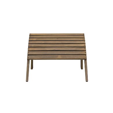 Linon Adirondack Indoor / Outdoor Patio Ottoman