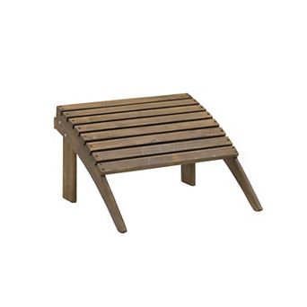 Linon Adirondack Indoor / Outdoor Patio Ottoman