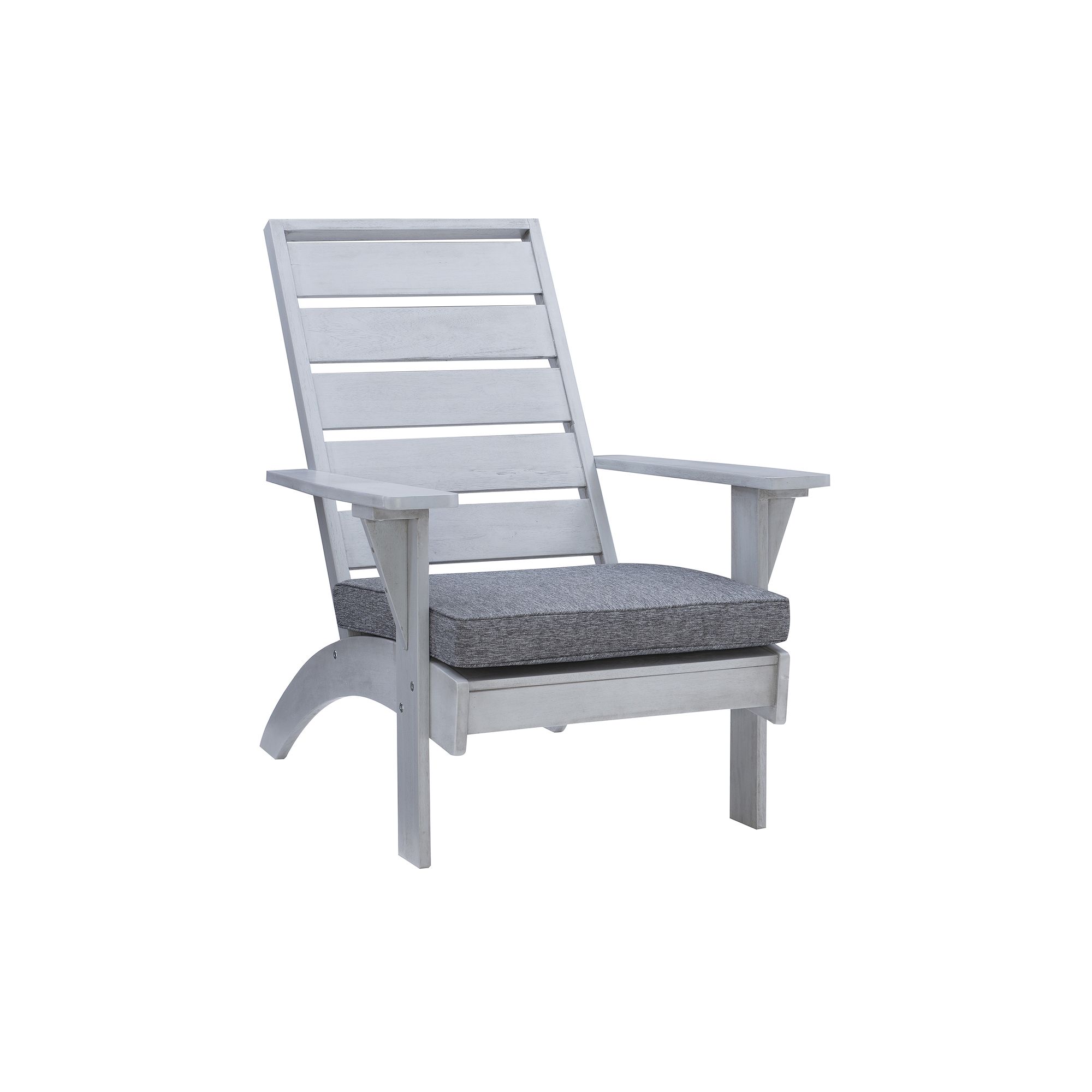Linon Rockport Indoor / Outdoor Patio Chair, Gray