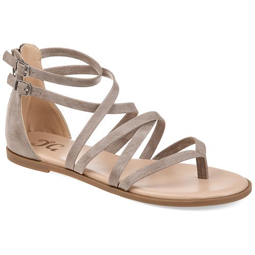 journee collection donna women's gladiator sandals