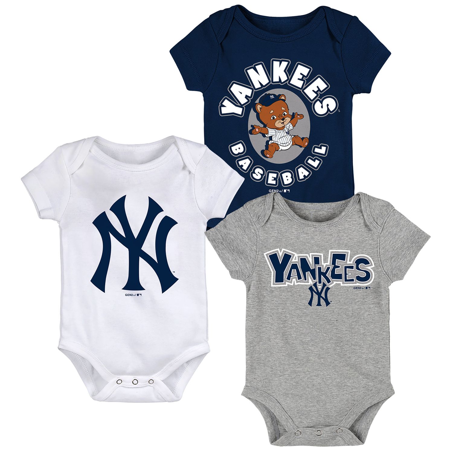 yankees baby romper