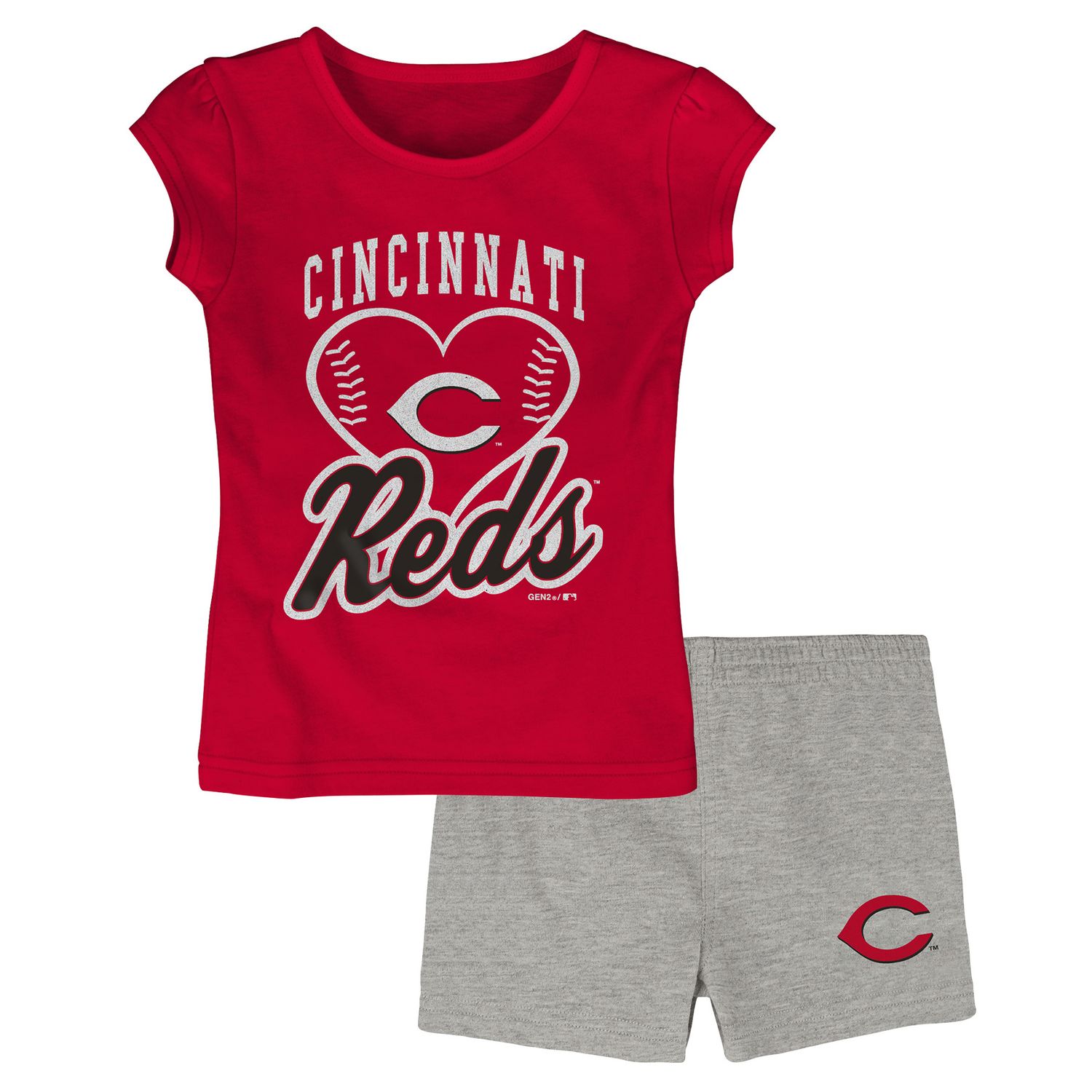 toddler girl cincinnati reds shirt