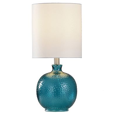 Round Glass Table Lamp 