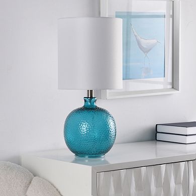 Round Glass Table Lamp 